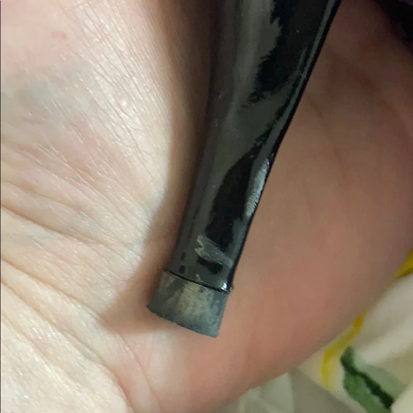 BETSEYVILLE GUC Black BVPecks Open Toe Heels - Picture 10 of 16